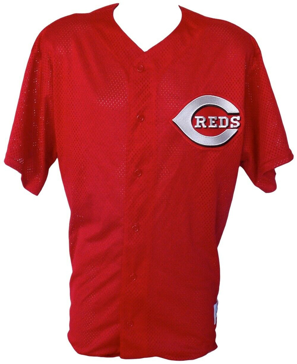 Cincinnati Reds Red Authentic Majestic Batting Practice Large Baseball