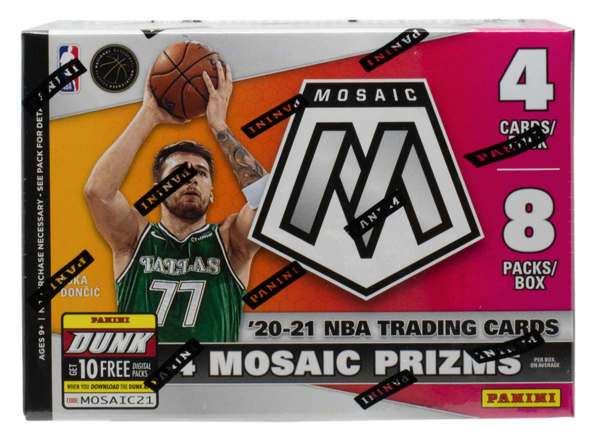 2020-21 Panini Mosaic NBA Basketball Card Blaster Box - Sports