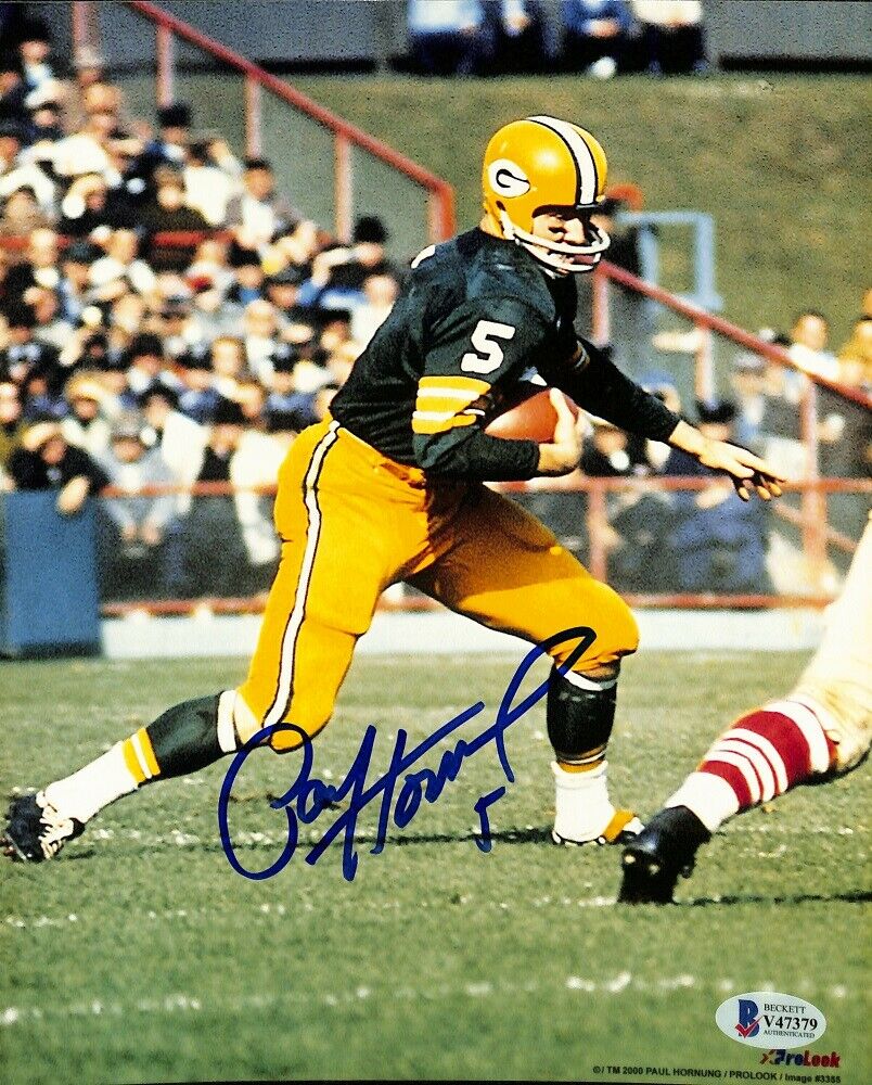 Paul Hornung Signed 8x10 Green Bay Packers Photo BAS – Sports Integrity