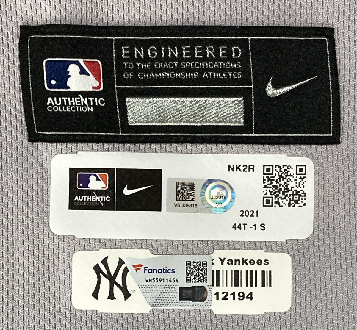 Aaron Hicks New York Yankees Game-Used #31 Gray Jersey vs. Baltimore  Orioles on April 29, 2021