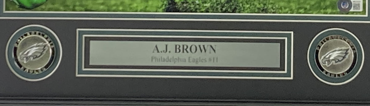 Framed A.J. Brown Philadelphia Eagles Autographed 16x 20