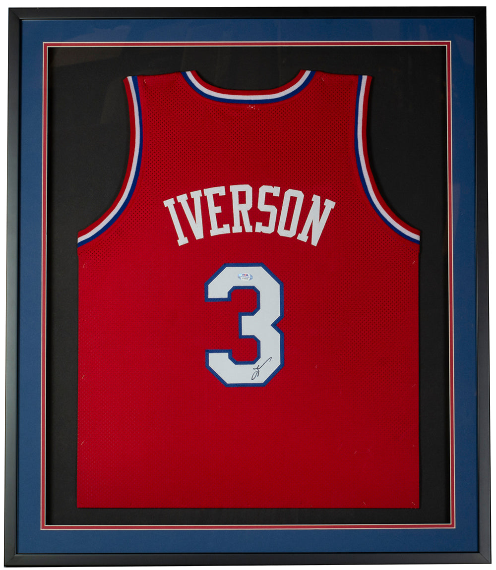 Allen Iverson Signed Custom White Basketball Jersey PSA ITP – Sports  Integrity