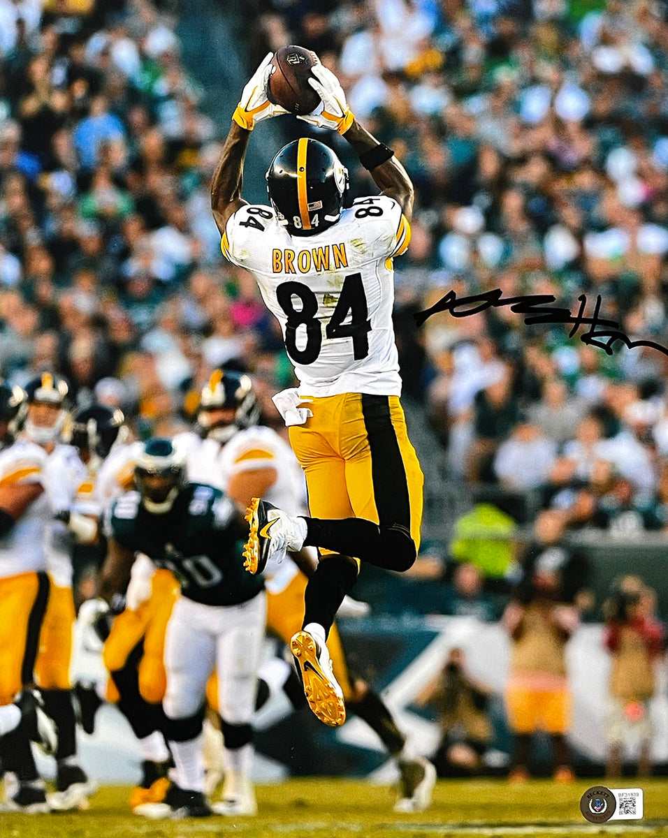 Antonio Brown One Hand Catch Bumble Bee Unsigned 16x20 Photo