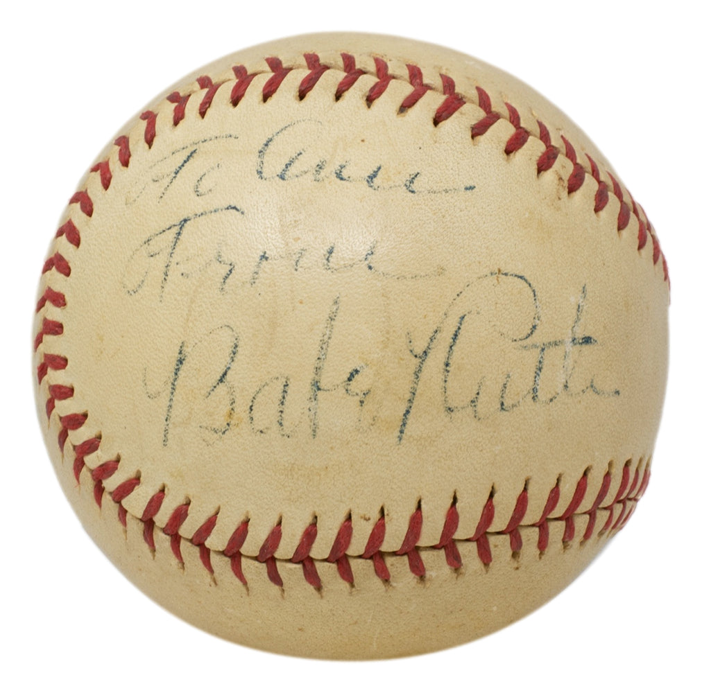 Babe Ruth Signed Baseball (JSA LOA)