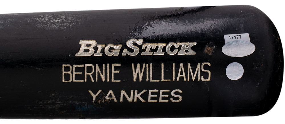 Bernie Williams Signed Authentic New York Yankees Game Model