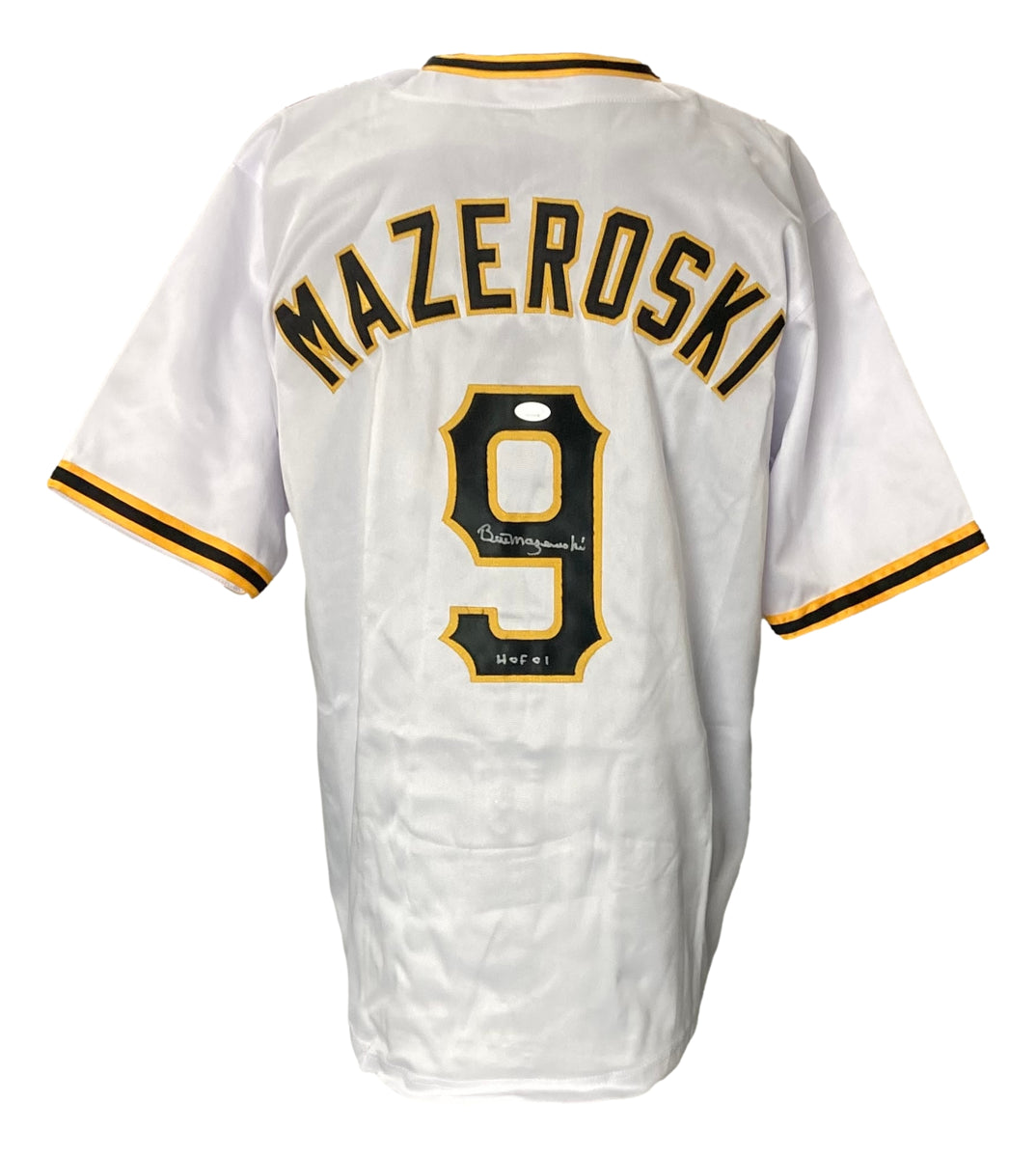 Bill Mazeroski Signed Pittsburgh Pirates Custom Jersey ( S.I.