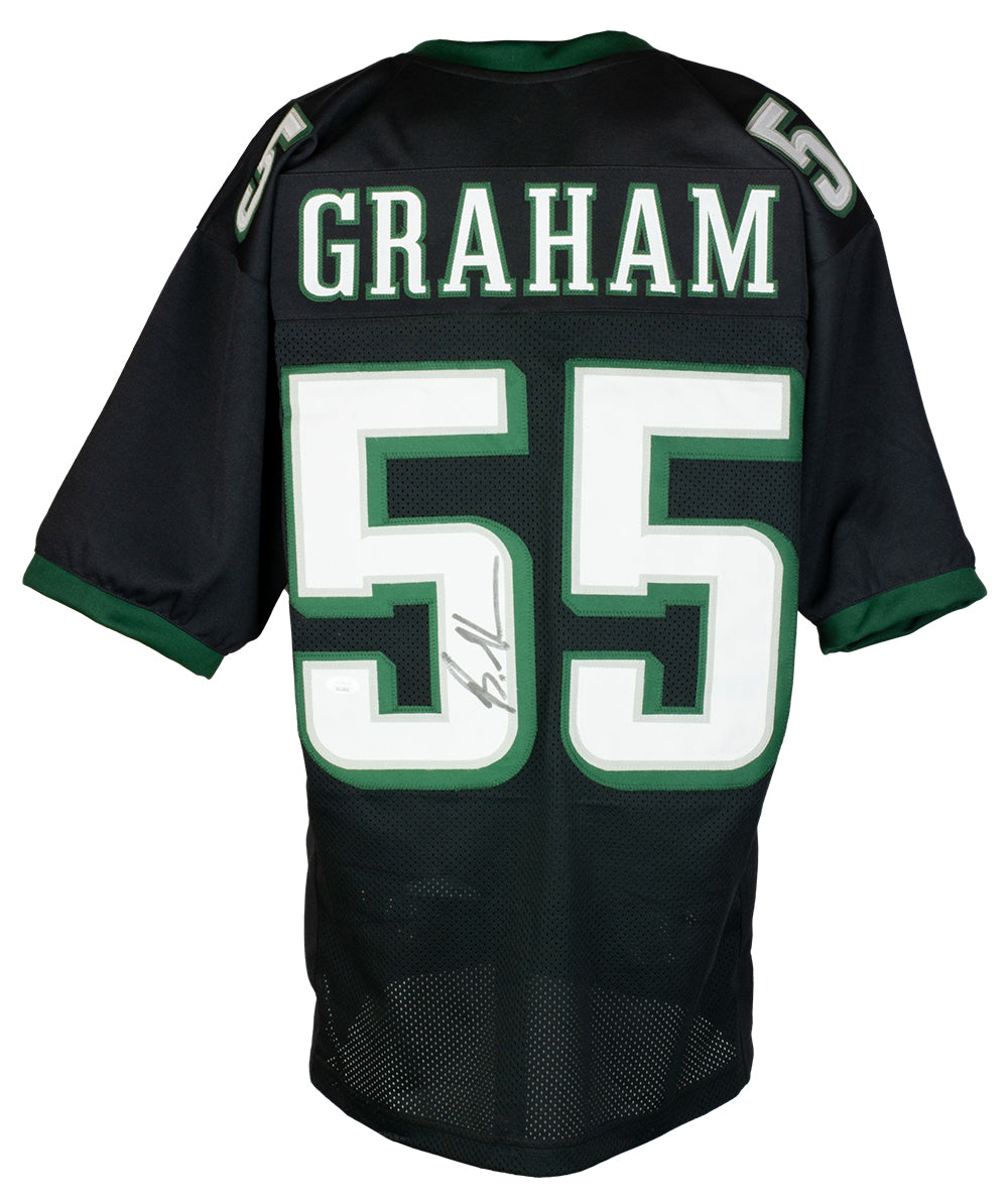 Brandon Graham Authentic Signed White Pro Style Framed Jersey JSA