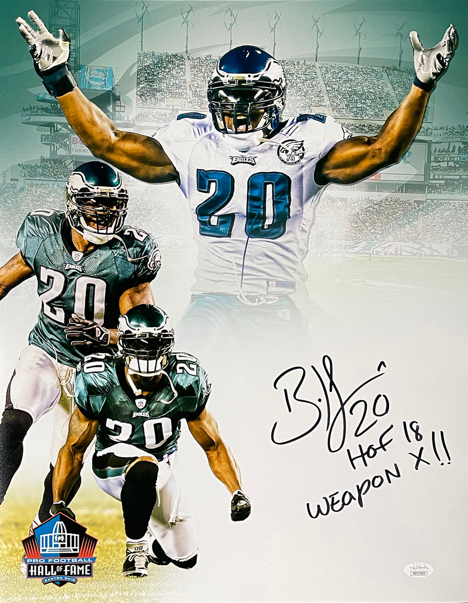 BRIAN DAWKINS CUSTOM PHILADELPHIA EAGLES JERSEY HOF 2018 WEAPON X