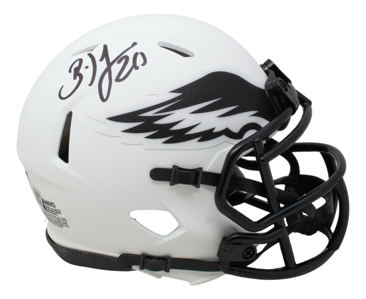 Brian Dawkins Autographed Signed Eagles Authentic Lunar Speed Mini Helmet  Beckett Witnessed