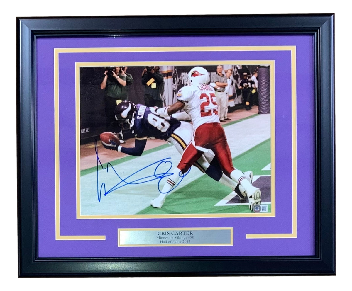 Cris Carter Minnesota Vikings Unsigned Action Photograph