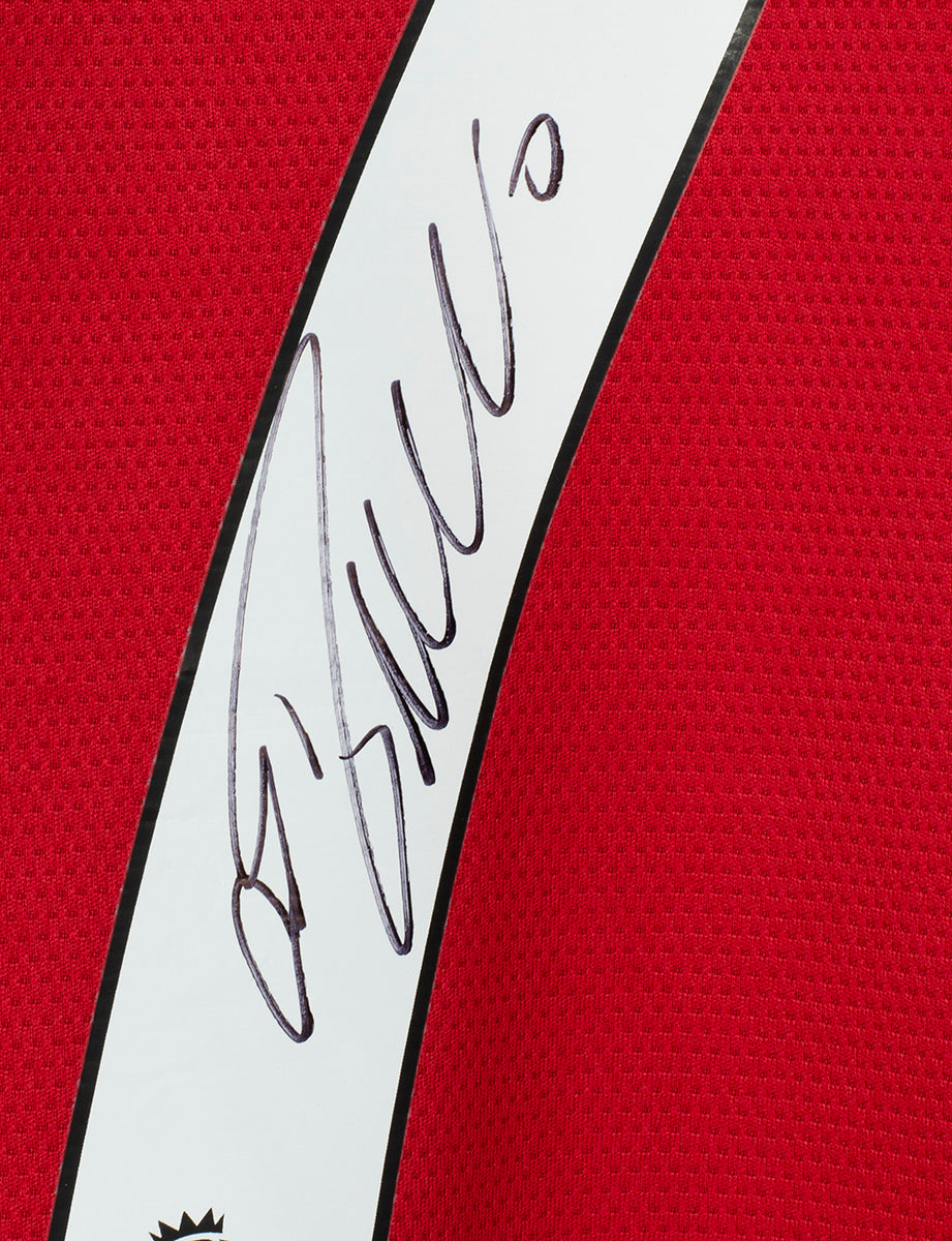 Cristiano Ronaldo Manchester United Autographed Red Adidas