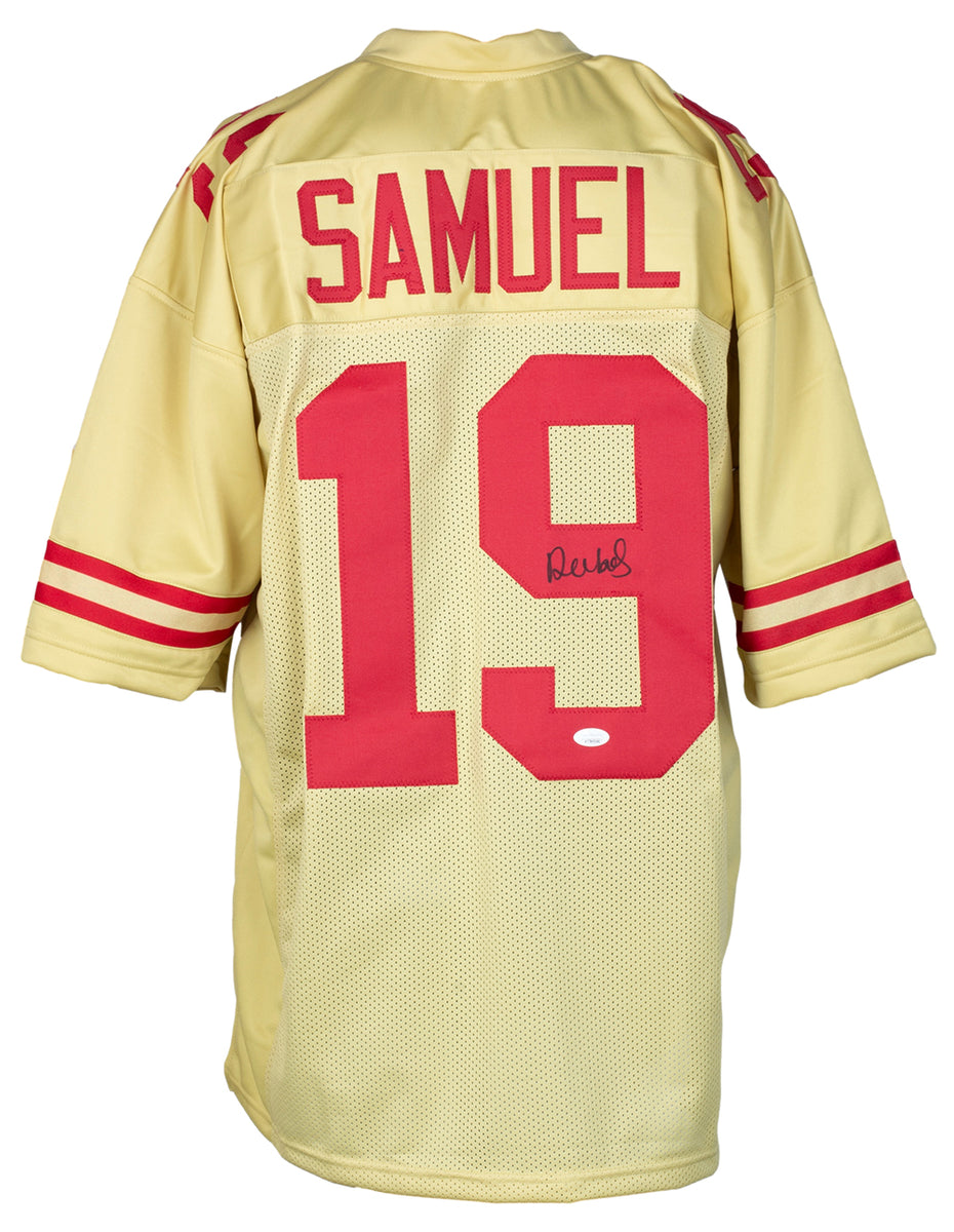 Deebo Samuel Signed Custom Black Pro-Style Football Jersey PSA