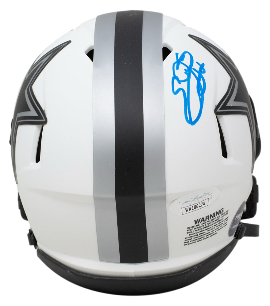 Emmitt Smith Signed Cowboys Mini Speed Rep Lunar Eclipse Helmet JSA –  Sports Integrity