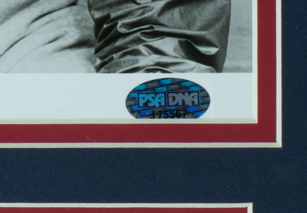 Enos Slaughter Signed Framed 8x10 St. Louis Cardinals Photo PSA/DNA