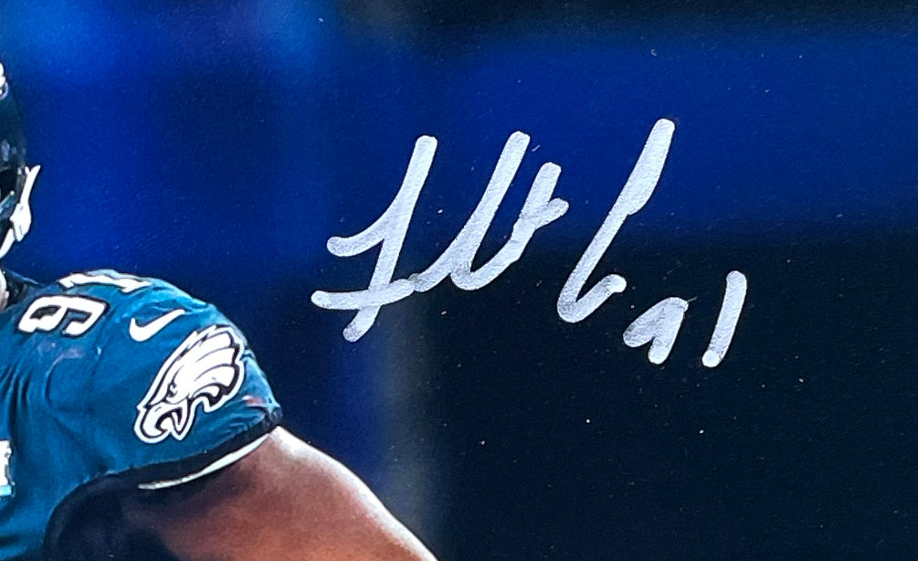 Philadelphia Eagles Fletcher Cox Autographed Signed Salute Mini