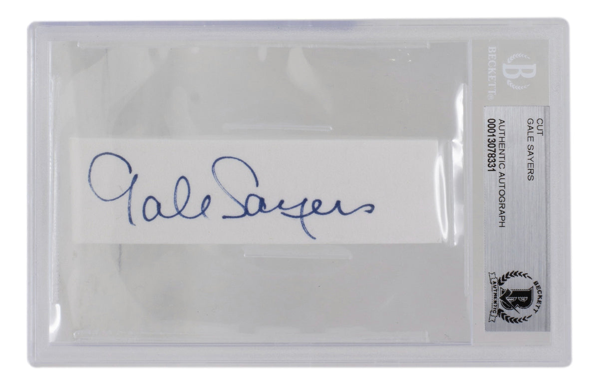 A Group of Gale Sayers Signed Autograph Items (Beckett