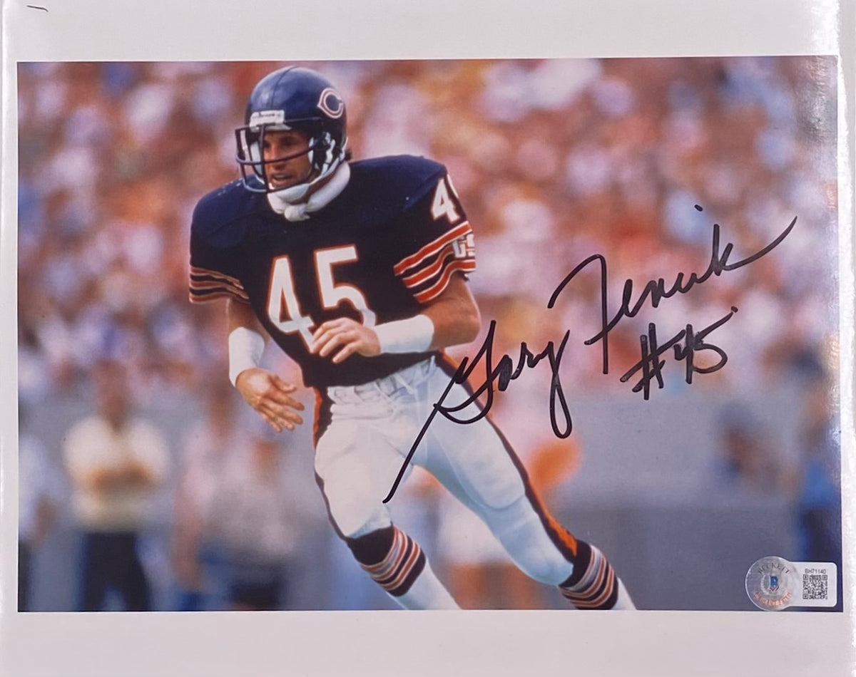 Gary Fencik Signed Chicago Bears Magazine Page BAS BH71140