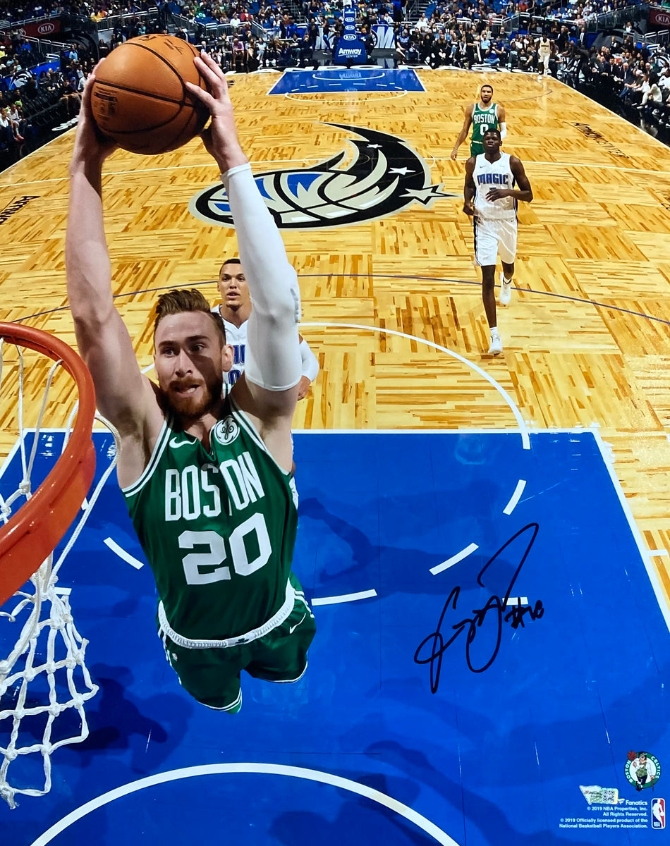 Gordon Hayward Signed 16x20 Boston Celtics Black Jersey Photo Fanatics