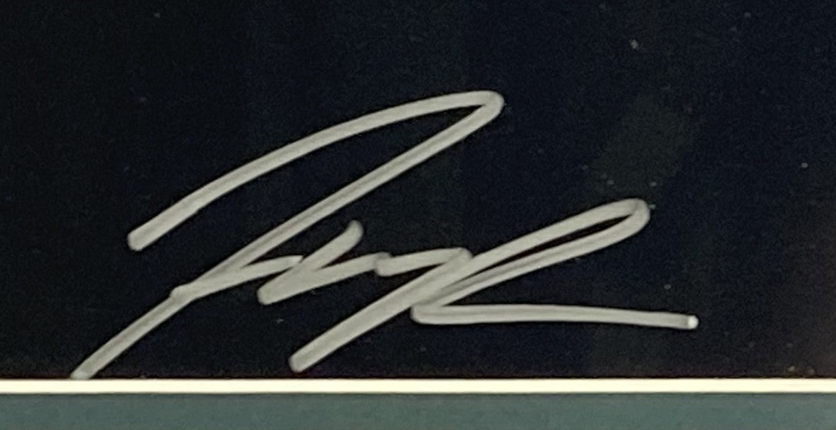 Haason Reddick Philadelphia Eagles Autographed 16 x 20 Black Jersey Photograph