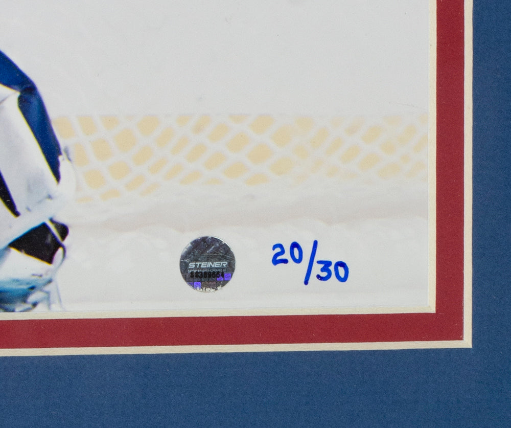 Henrik Lundqvist New York Rangers Autographed Framed Blue