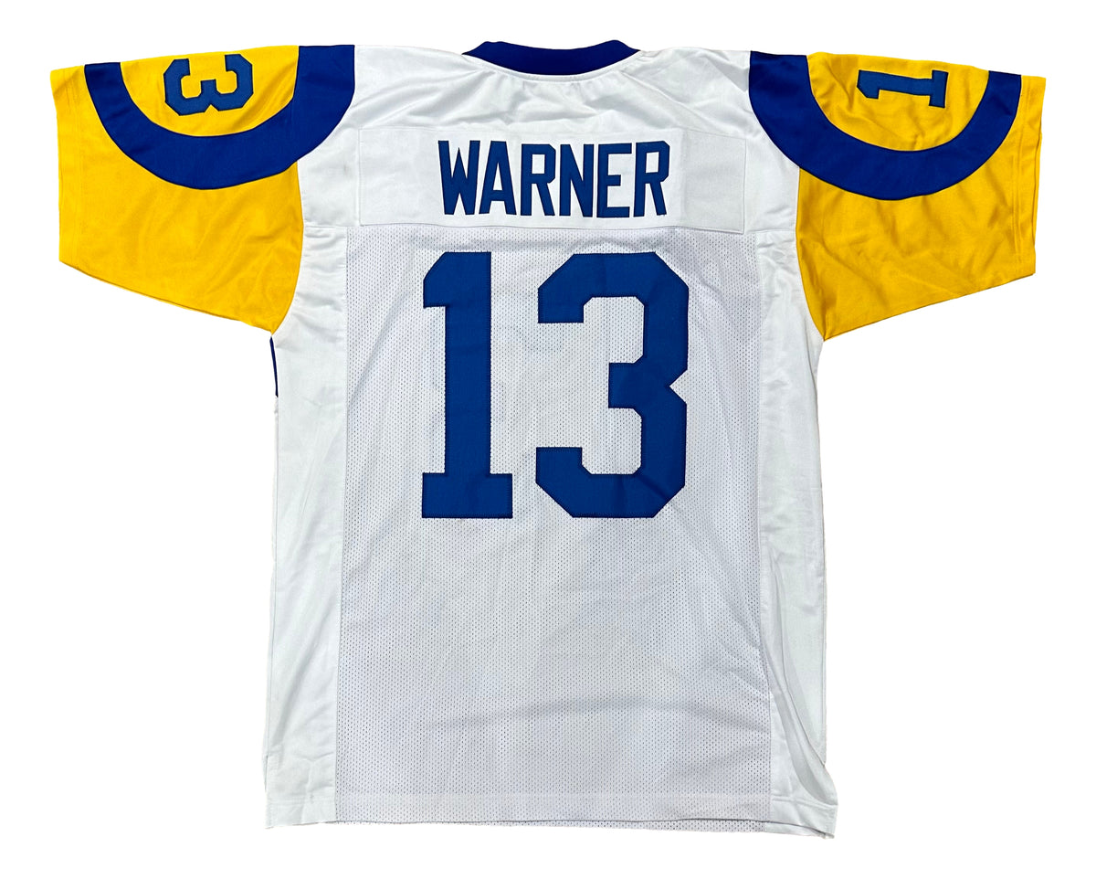 Kurt Warner Custom White Pro-Style Football Jersey – Sports Integrity