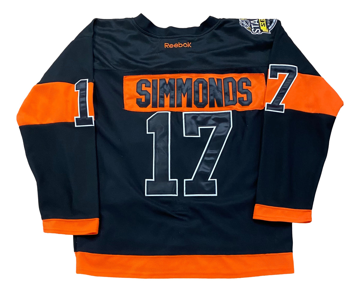 00's Wayne Simmons Philadelphia Flyers Reebok NHL Jersey Size