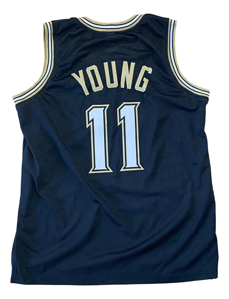 Trae Young Custom Black/Gold Pro-Style Basketball Jersey – Sports Integrity