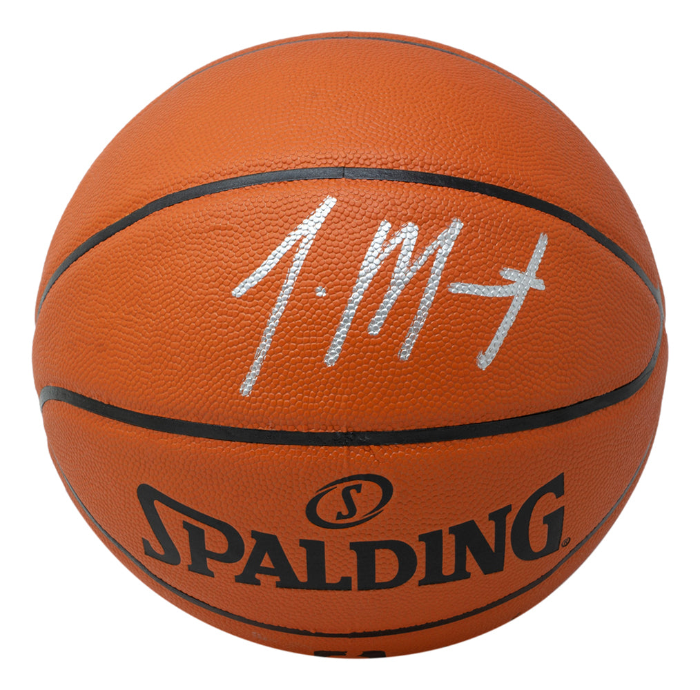 Ja Morant Signed Custom Alternate Navy Blue Pro-Style Basketball