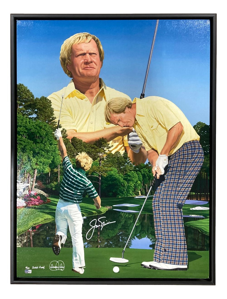 Jack Nicklaus Signed Framed 30x40 Limited Edition PGA Golf Canvas BAS –  Sports Integrity