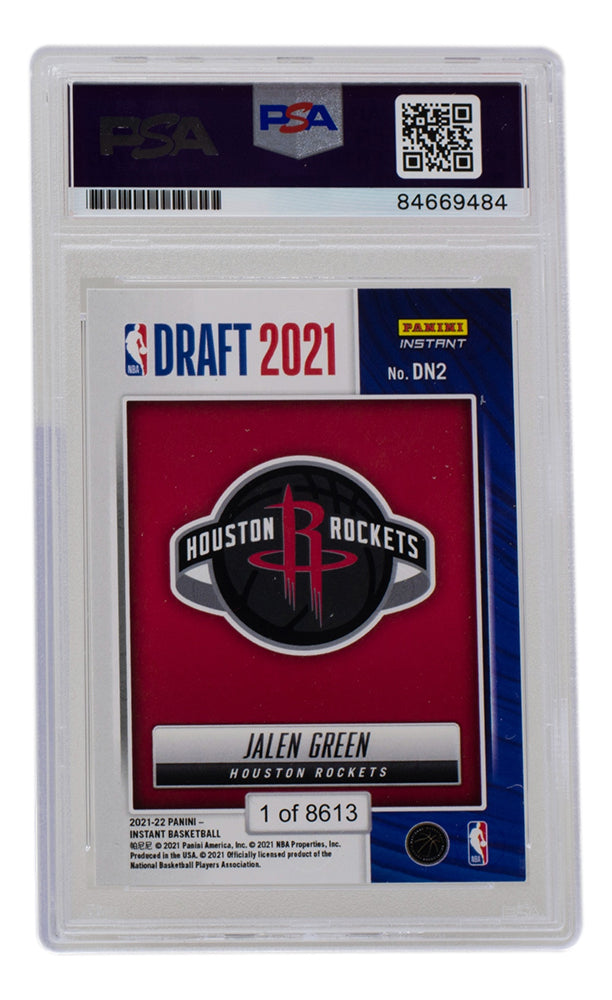 2021-22 Panini Contenders Jalen Green 2021 Draft Class #2 ROOKIE RC -  Rockets