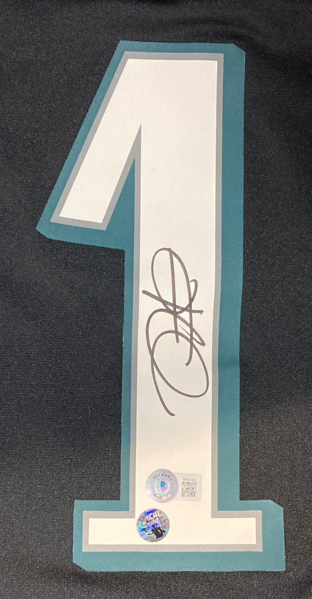 Jalen Hurts Autographed Philadelphia Eagles Framed Nike Jersey