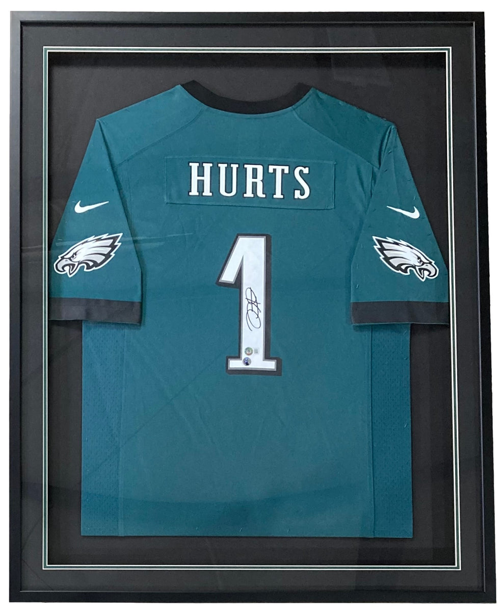 Sports Integrity Jalen Hurts Signed Philadelphia Eagles Green Nike Game Replica Jersey BAS+Hurts