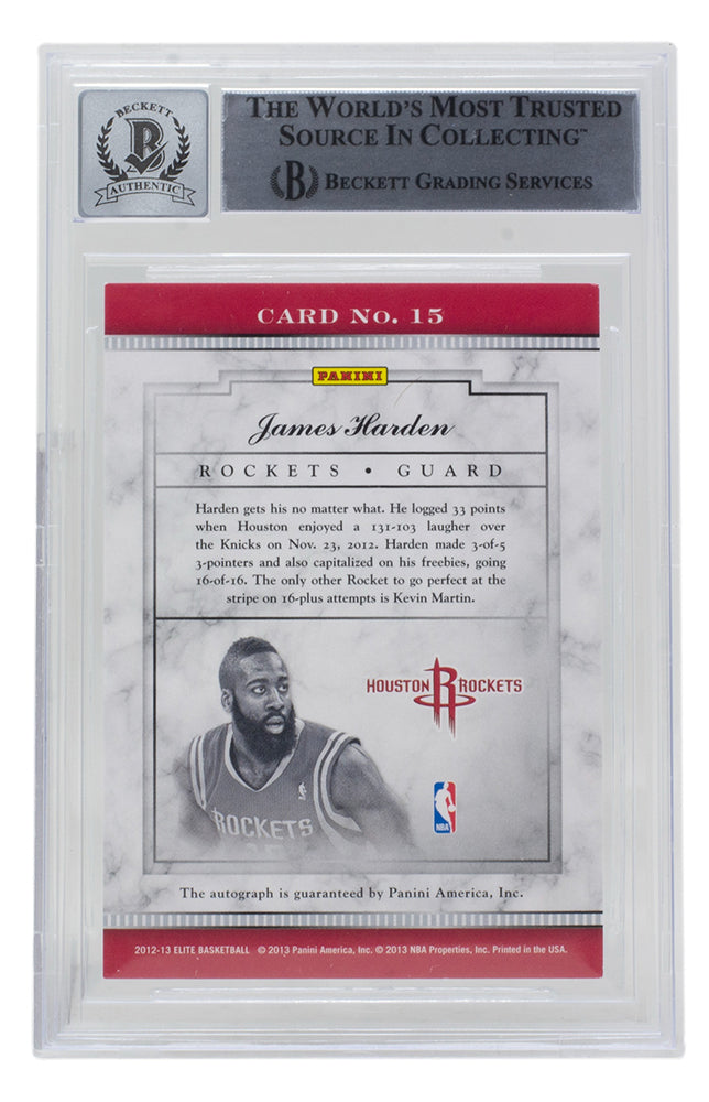 James Harden Signed Houston Rockets (Home White) Jersey BECKETT BAS -  Autographed NBA Jerseys at 's Sports Collectibles Store