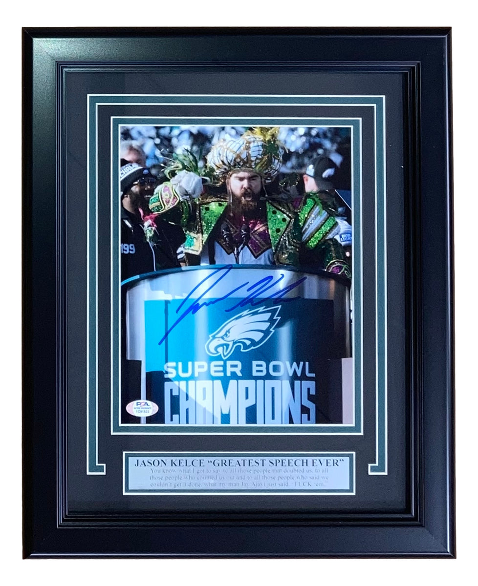 : Jason Kelce Philadelphia Eagles S. B. 52 Champion 8x10 Photo,  Picture : Sports & Outdoors