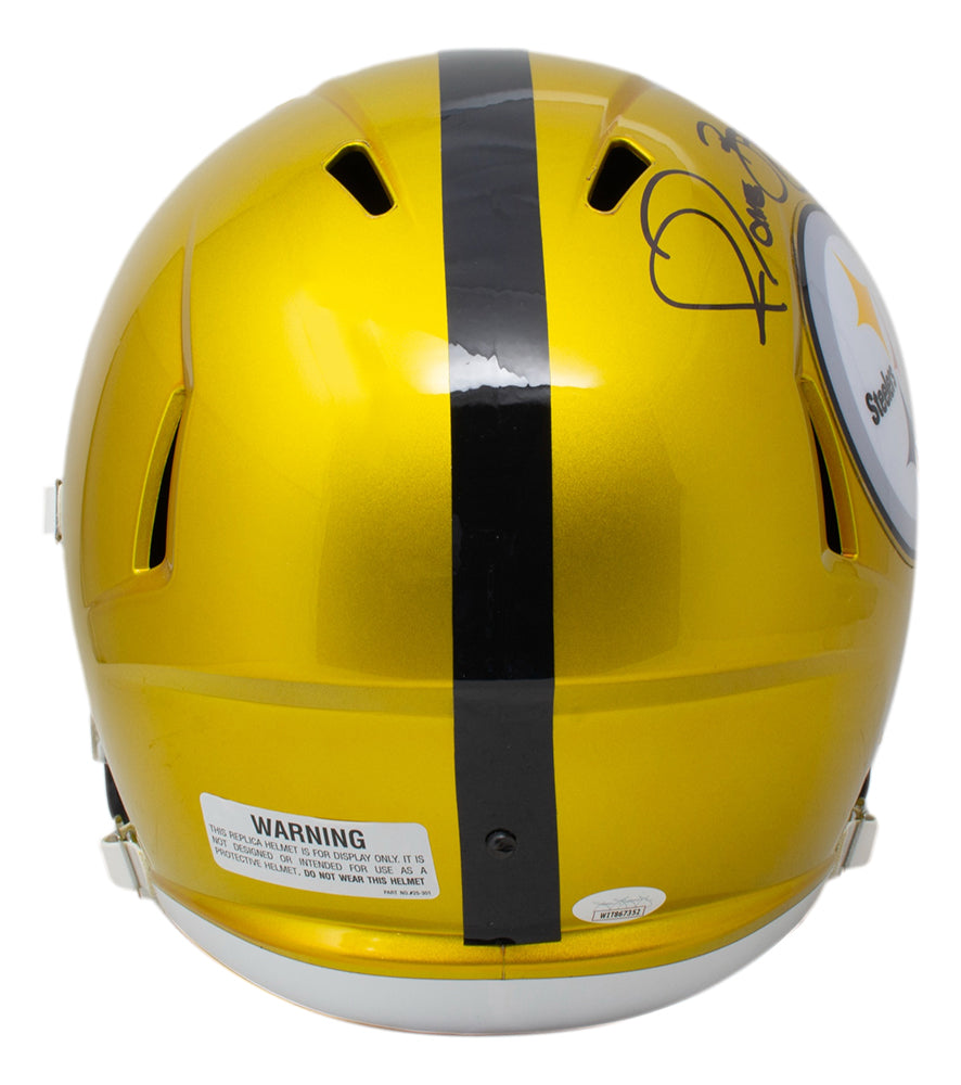 Jerome Bettis Signed Steelers Full Size Flash Speed Replica Helmet BAS
