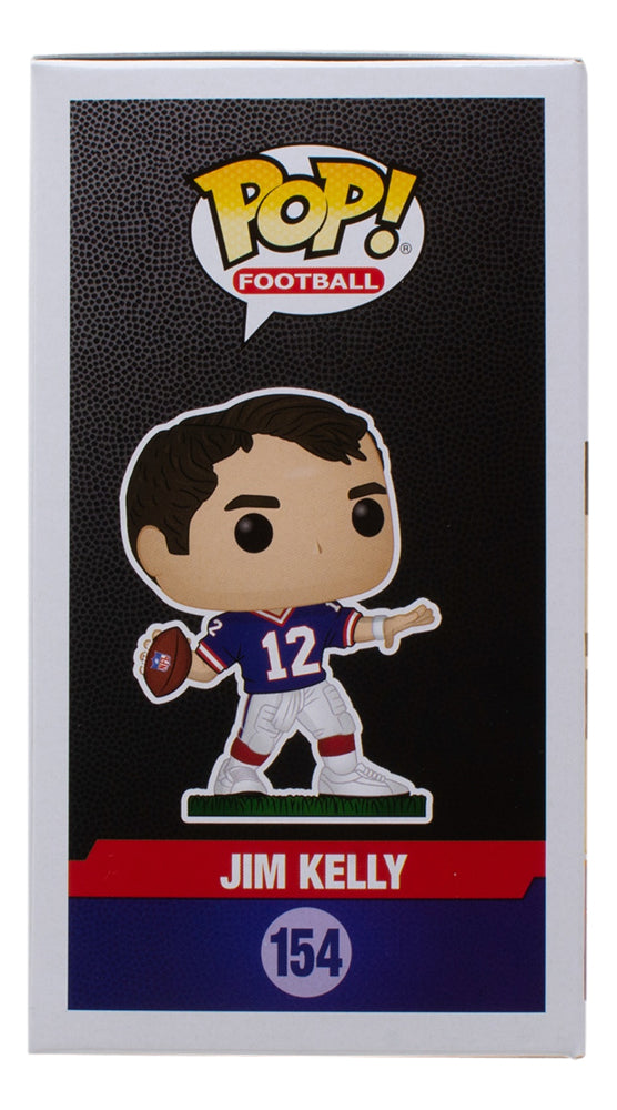 Jim Kelly Signed Buffalo Bills NFL Funko Pop Doll #154