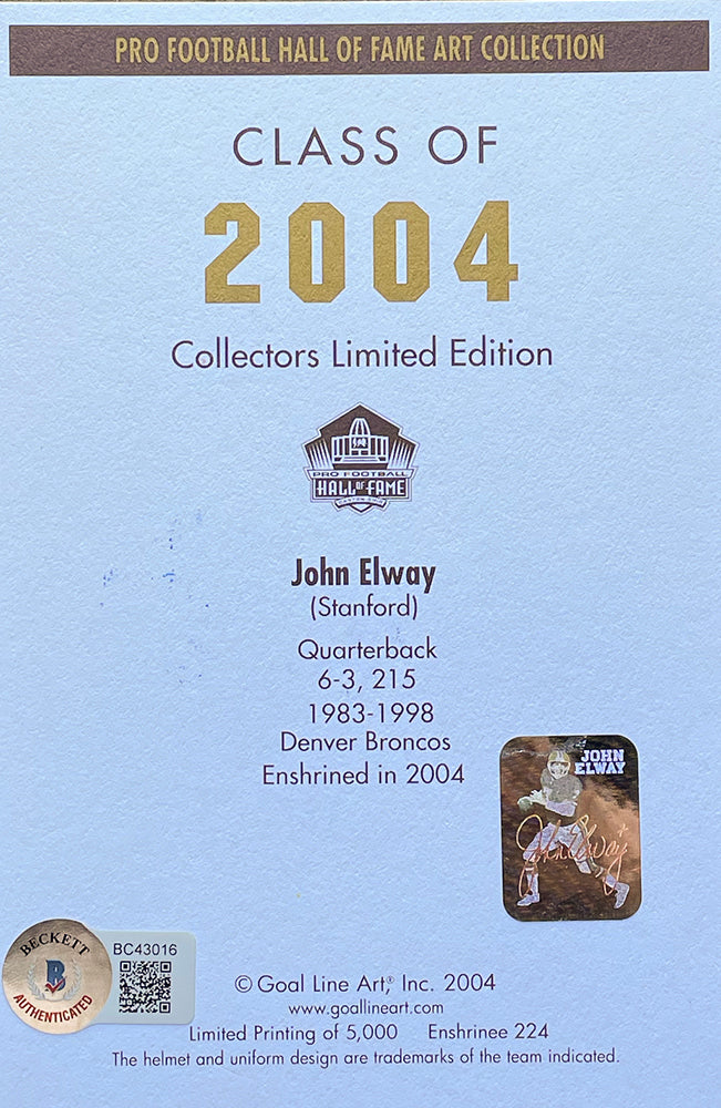 John Elway  Pro Football Hall of Fame