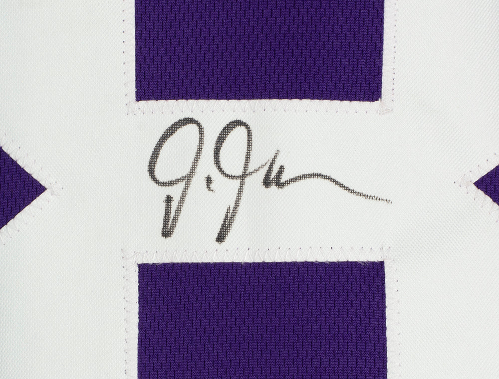 Justin Jefferson Signed Purple Pro Style Jersey Autographed BAS Witnessed