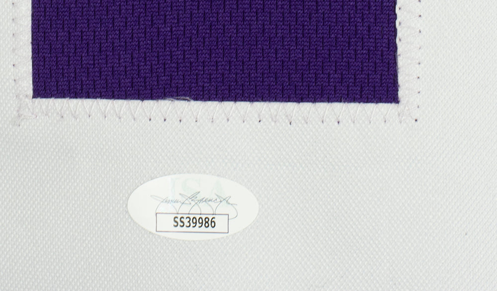 Justin Jefferson Signed Purple Pro Style Jersey Autographed BAS