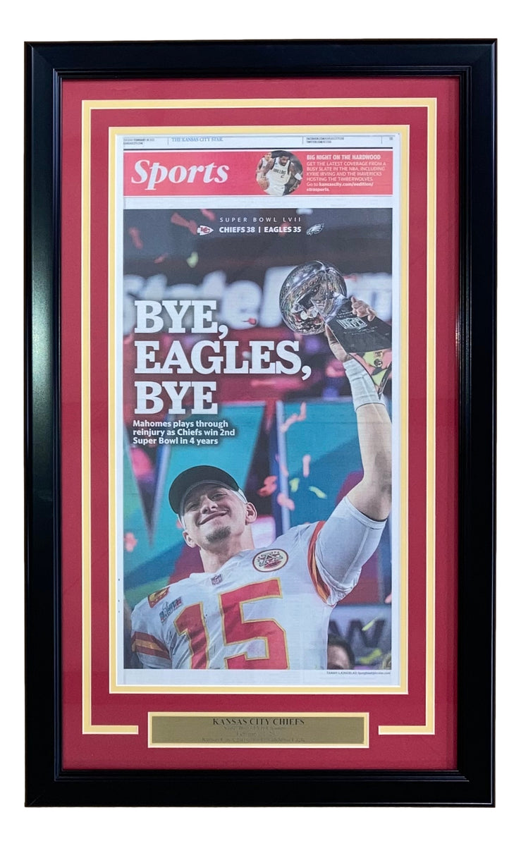 Kansas City Chiefs Super Bowl 55 Bound Signature Ticket Frame - St. Louis  Post Dispatch