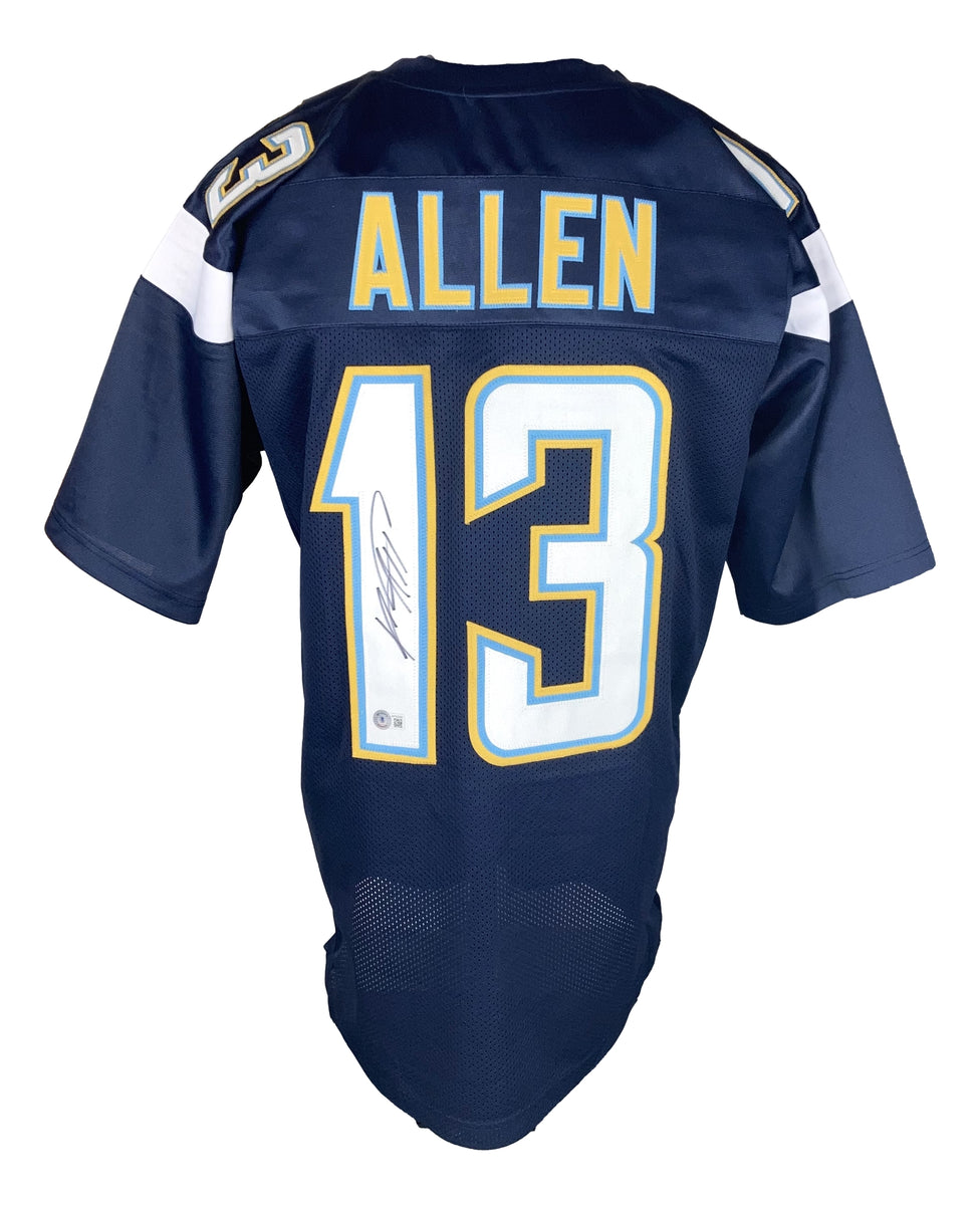 keenan-allen-framed-autographed-dark-blue-jersey – Midwest Memorabilia