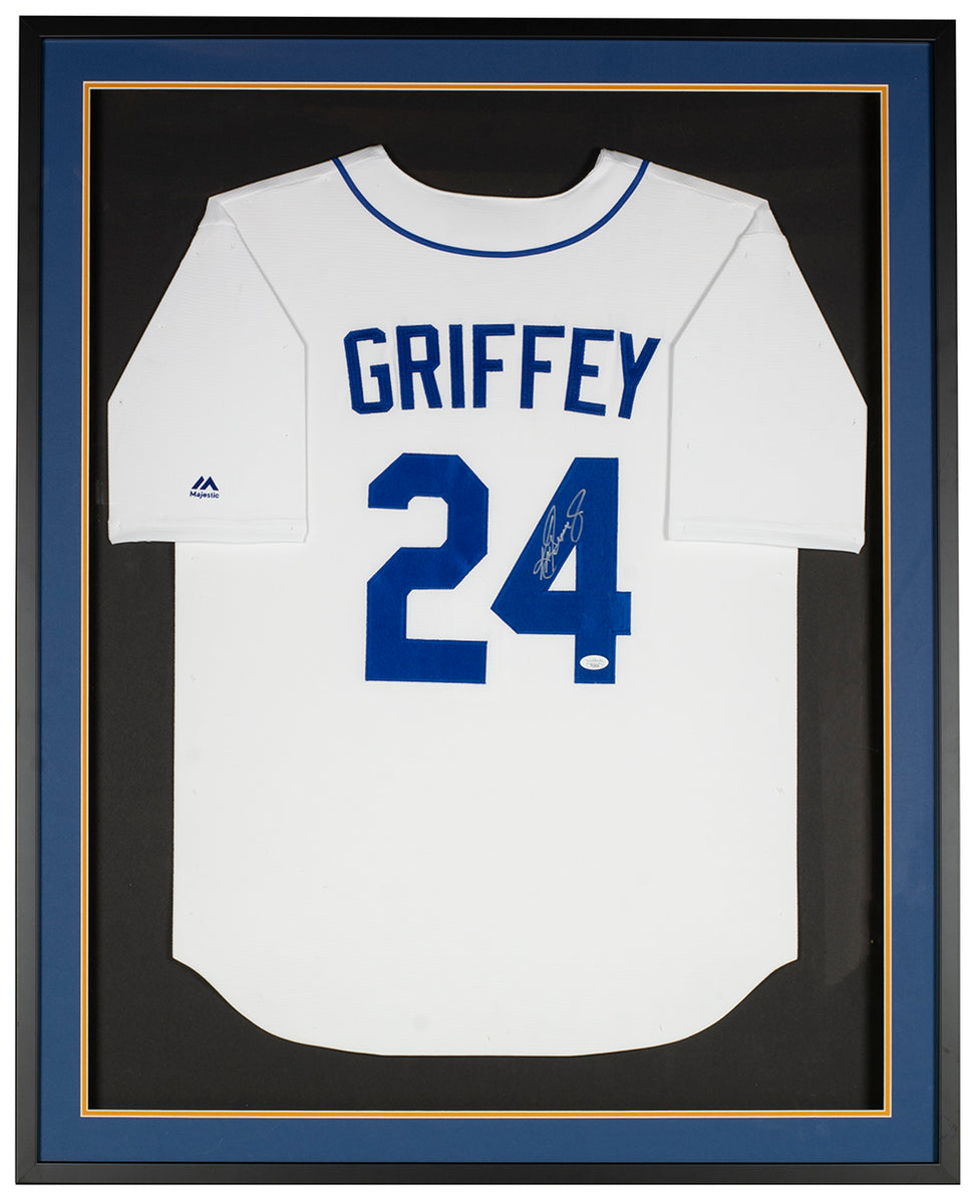 Seattle Mariners With Undershirt Ken Griffey Jr. Autographed White 1997  Russell Home Jersey Size 48 Beckett BAS #BD47906
