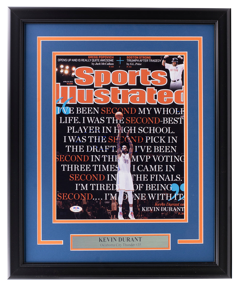 Kevin Durant featured on the cover of Sports Illustrated after