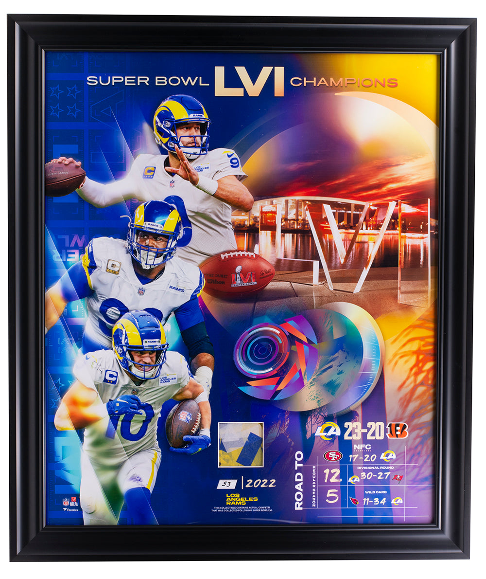 Stallion Los Angeles Rams LVI Champions Dynasty Banner