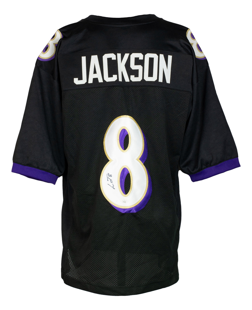 Lamar Jackson Signed Framed Custom Black Pro Style Football Jersey JSA  Hologram at 's Sports Collectibles Store