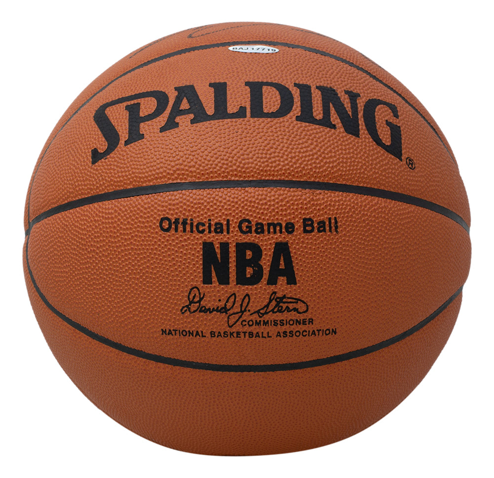 LeBron James Rookie Signed Cleveland Cavaliers Basketball Jersey UDA