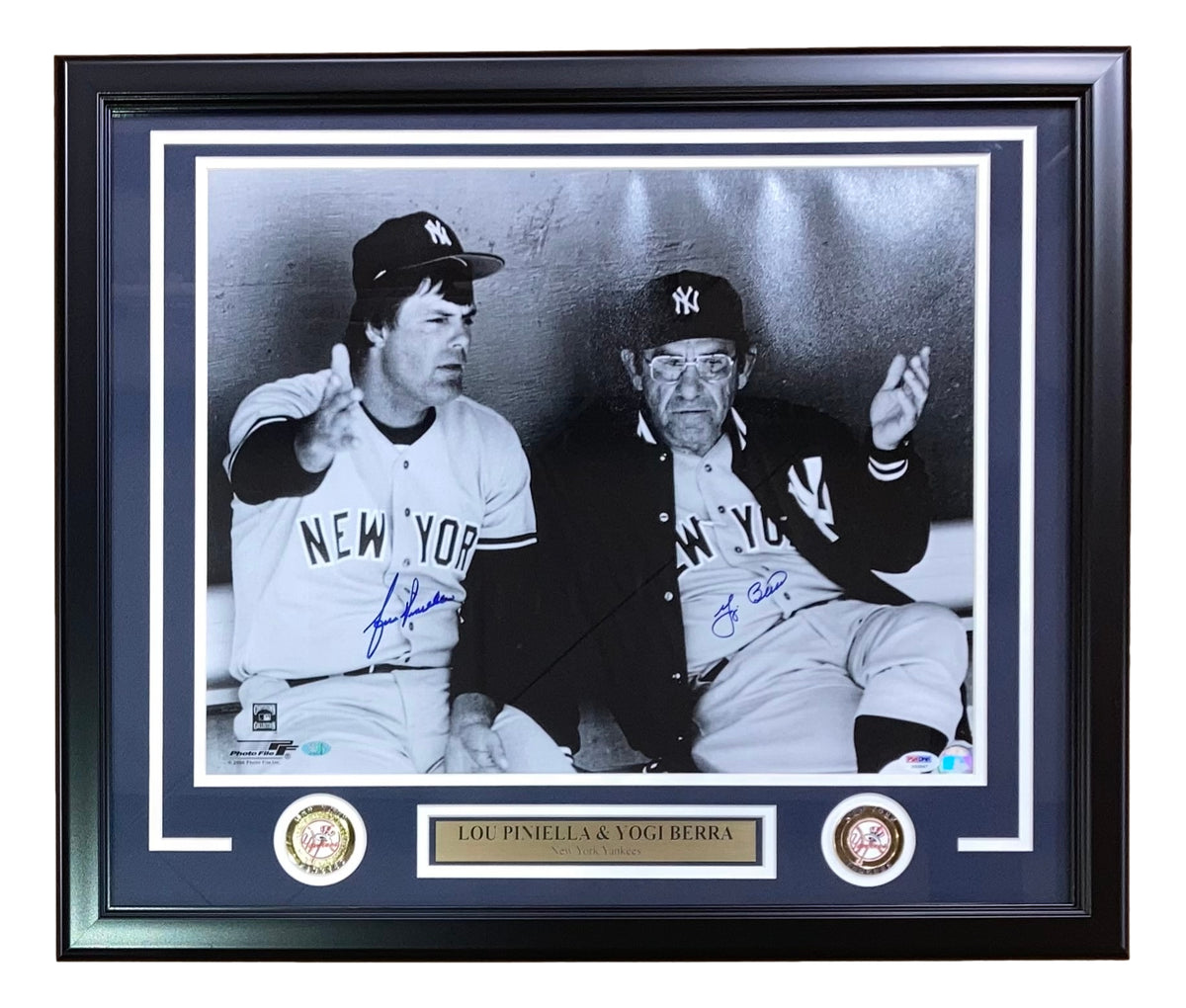 AUTOGRAPHED LOU PINIELLA 8X10 NEW YORK YANKEES photo - Main Line