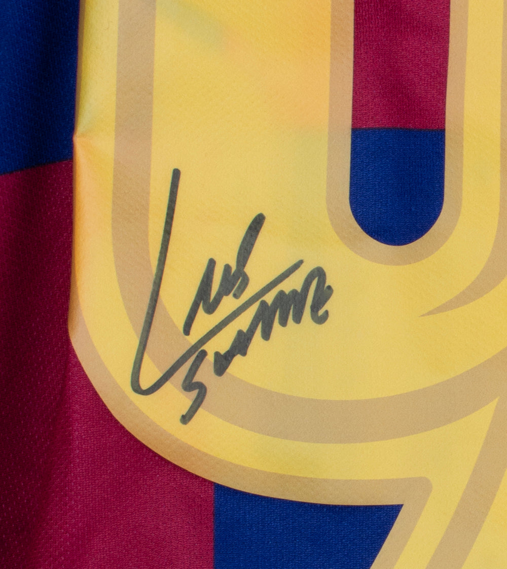 Luis Suarez Signed Framed FC Barcelona Nike Soccer Jersey BAS ITP – Super  Sports Center