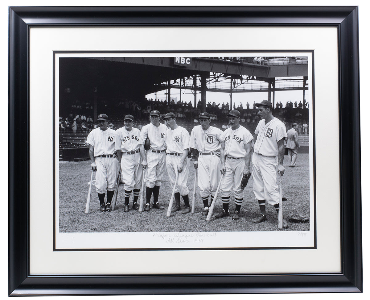 Lot Detail - 1937 New York Black Yankees Team Photo In Framed Display