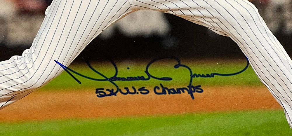 Mariano Rivera Signed New York Yankees 16x20 5x WS Champs Photo JSA